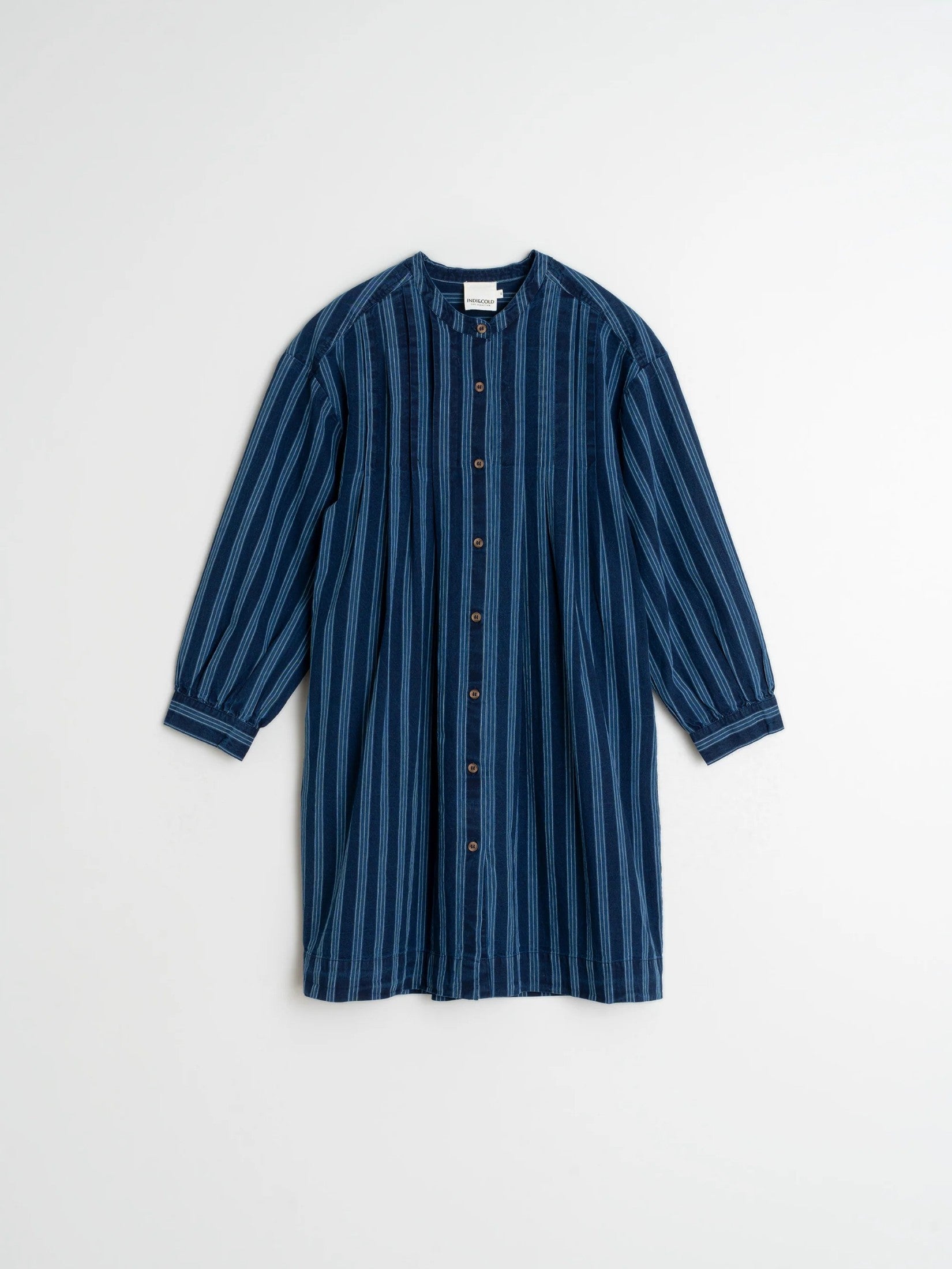 Pleated Cotton Dress