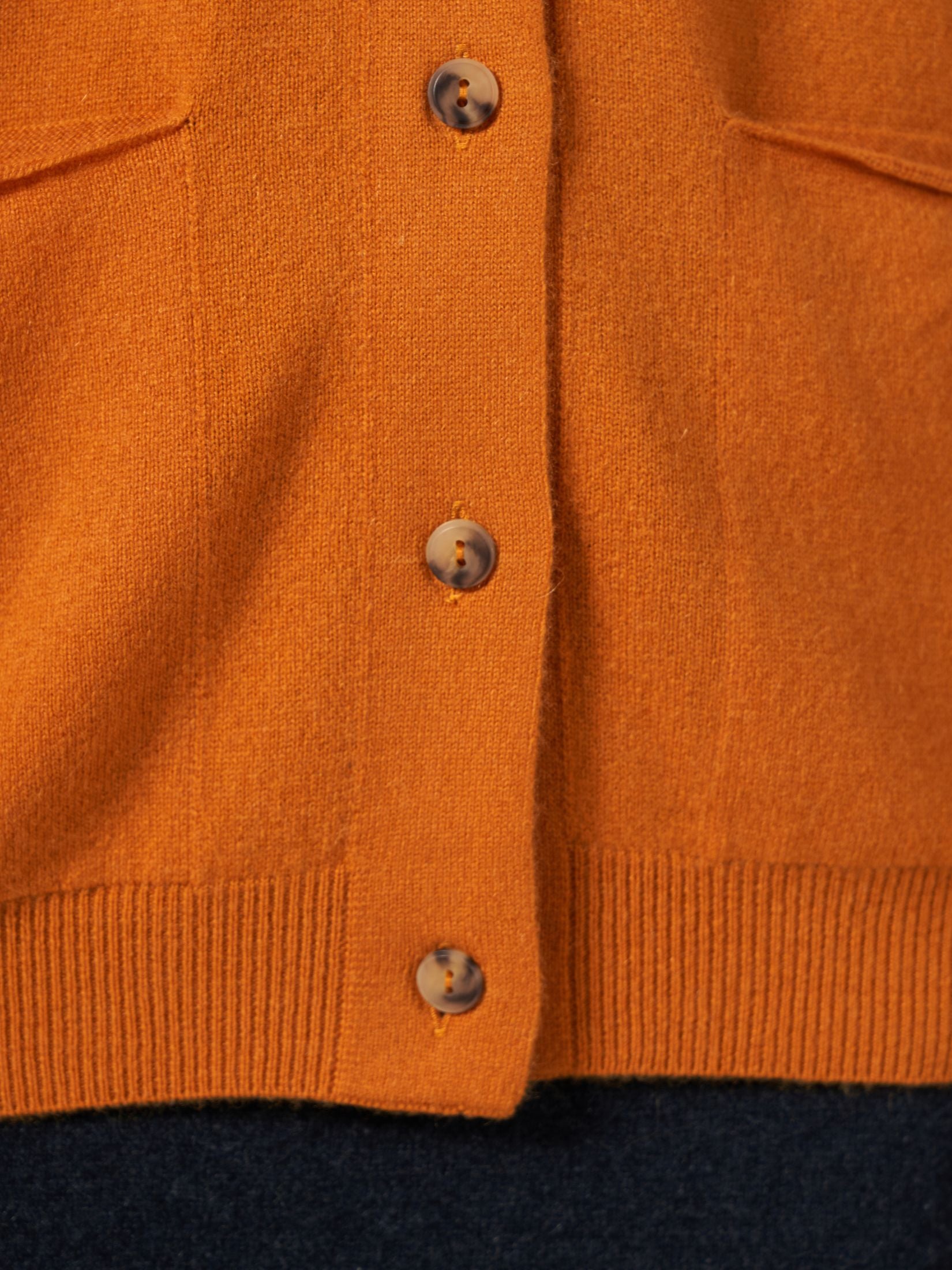 Cashmere Loose Pocket Cardigan