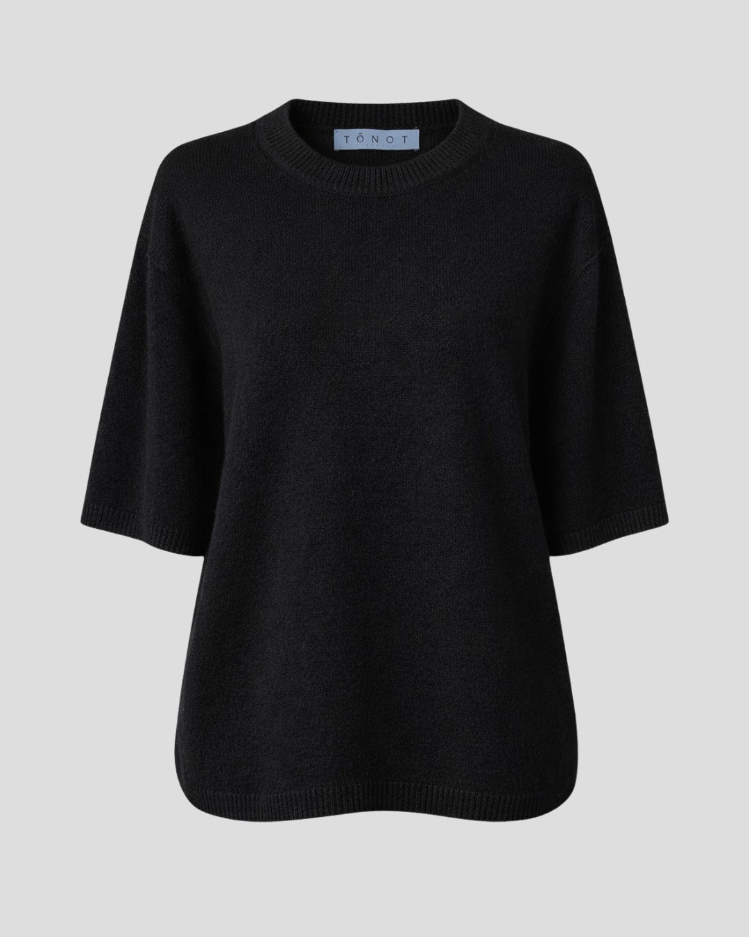 Cashmere Short Sleeve Round Neck
