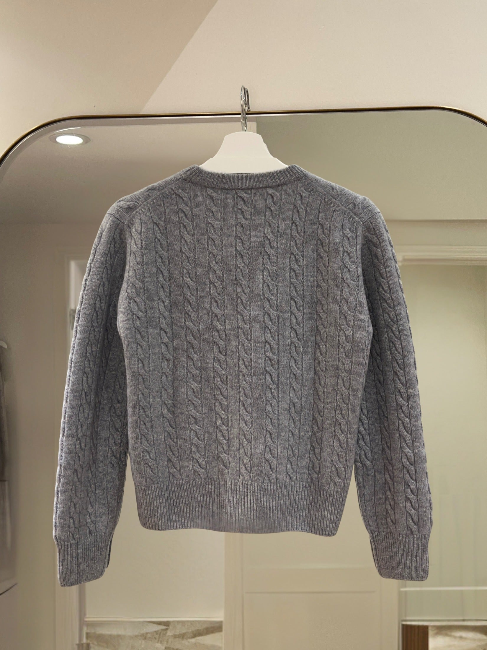 Cable Knit Cashmere Sweater