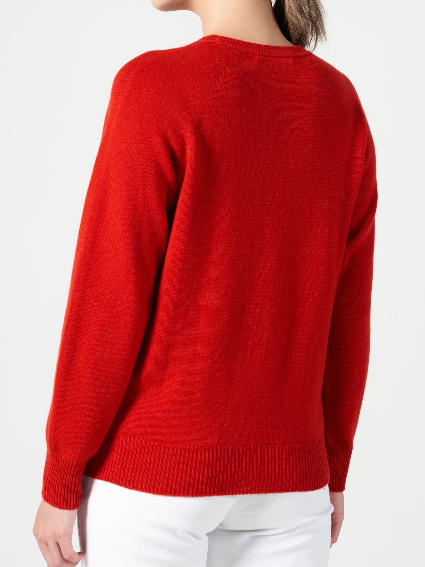 Essential Cashmere V-Red