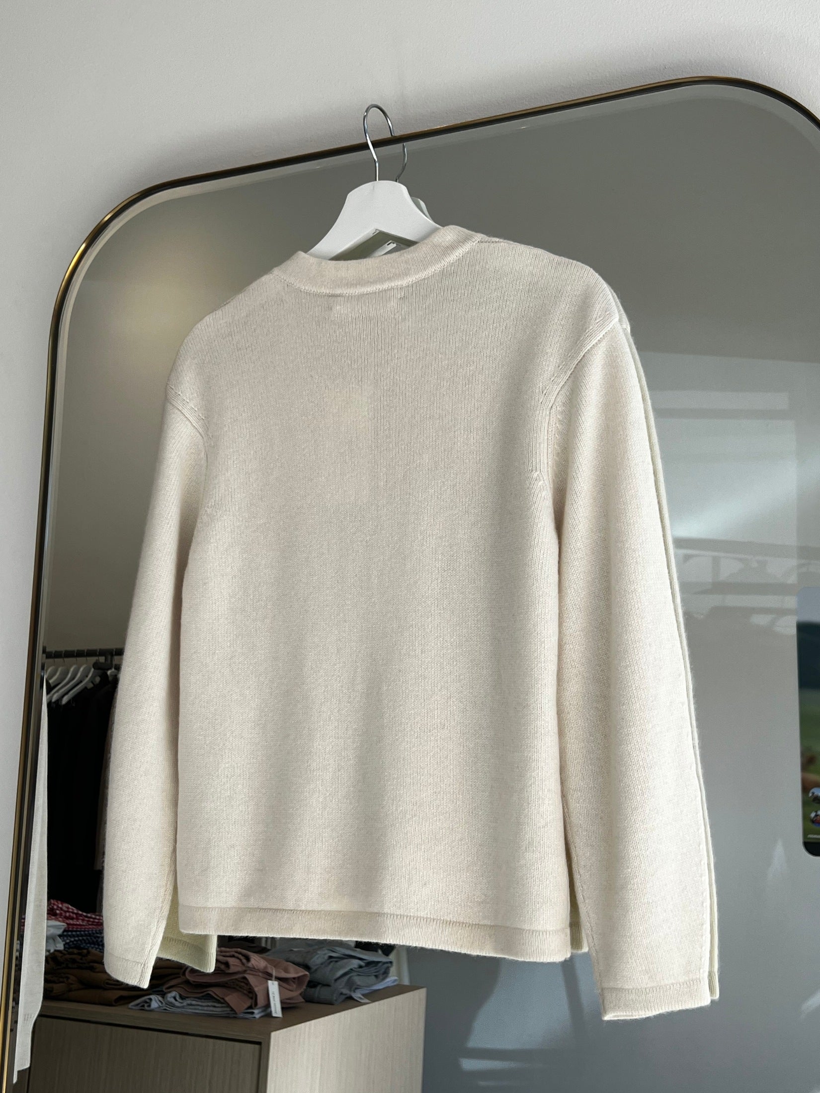 Balloon Sleeve Cashmere Sweater