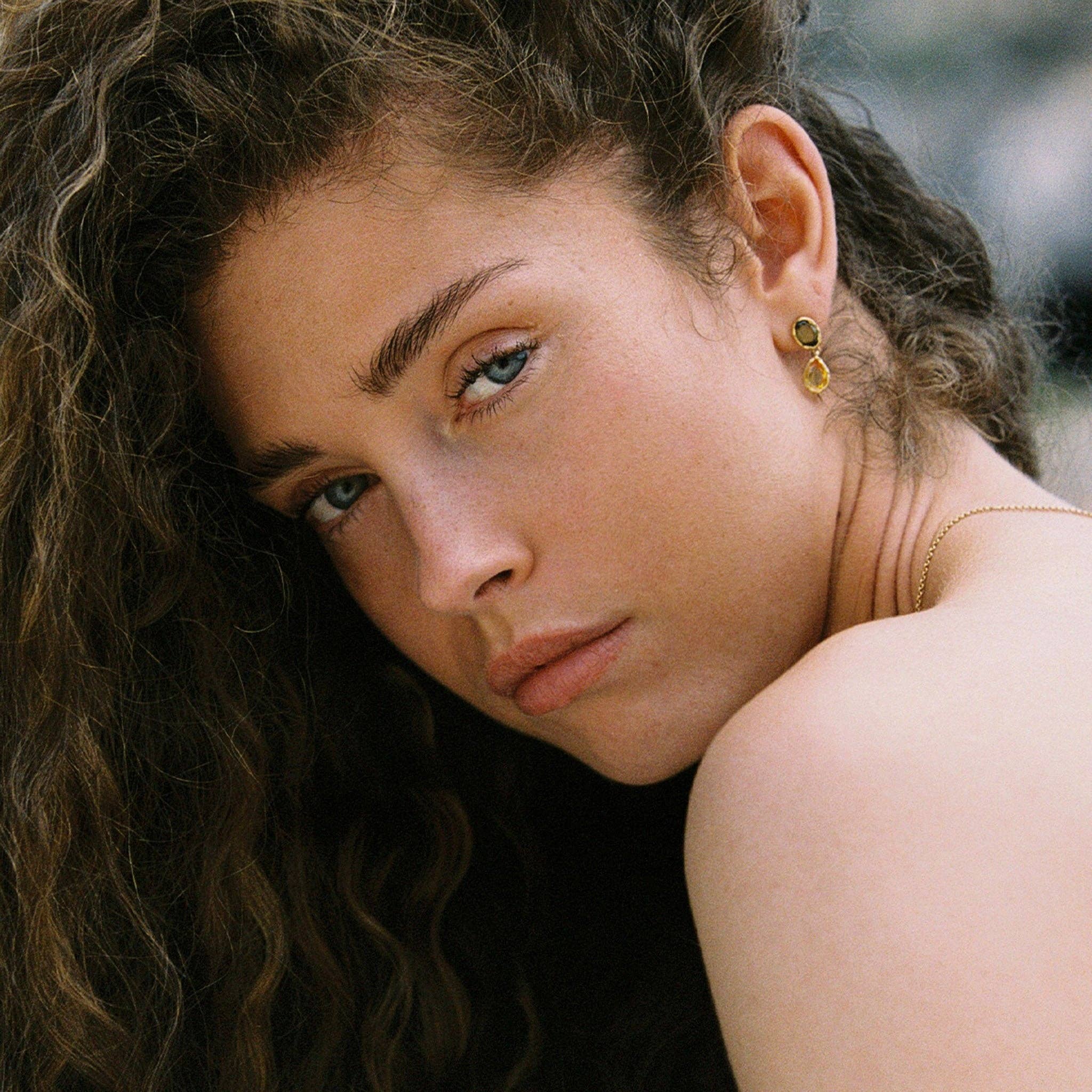 Pedra Earrings | Jewelry Gold Gift Waterproof