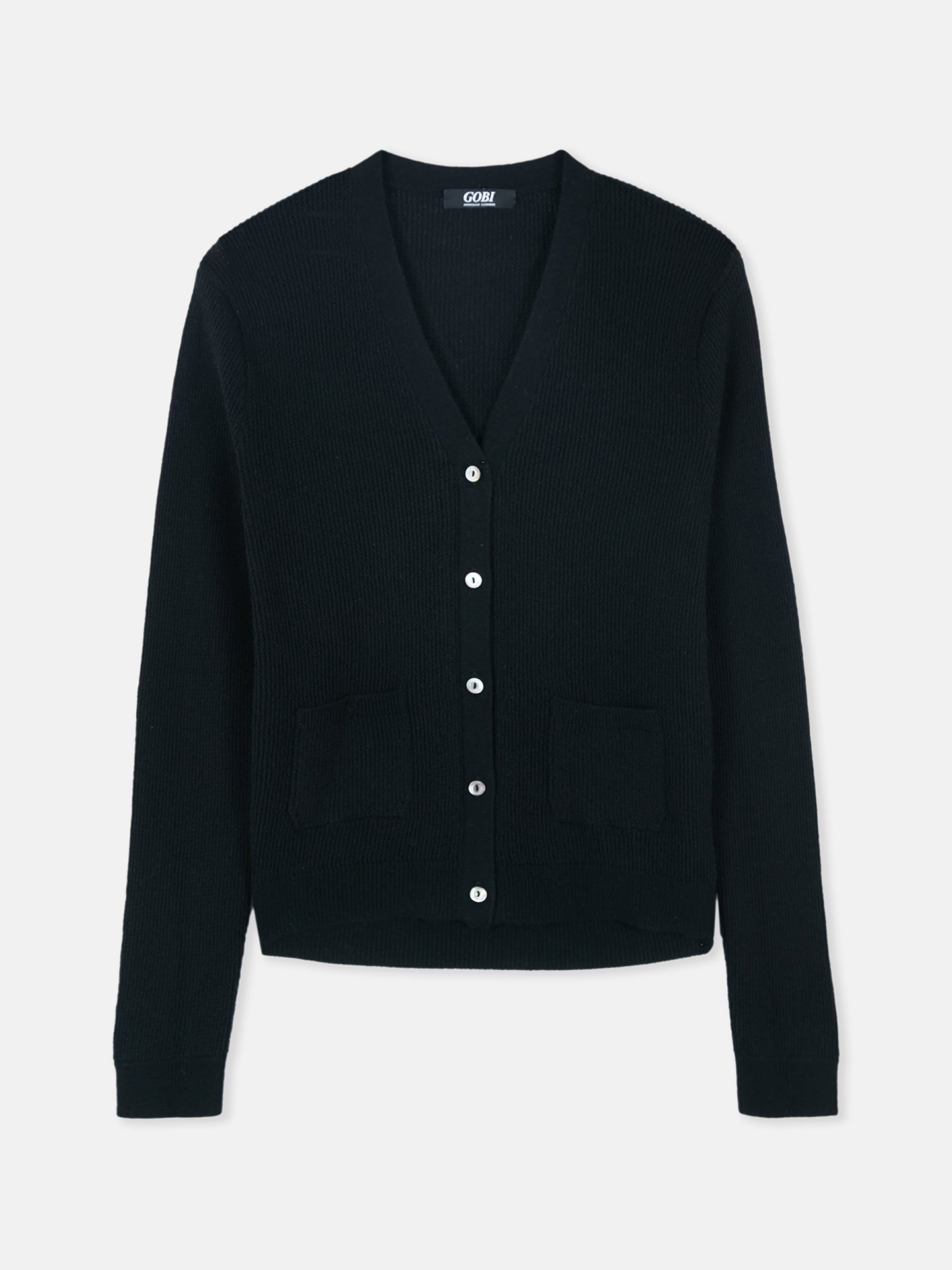 Cashmere Mesh Knit Cardigan