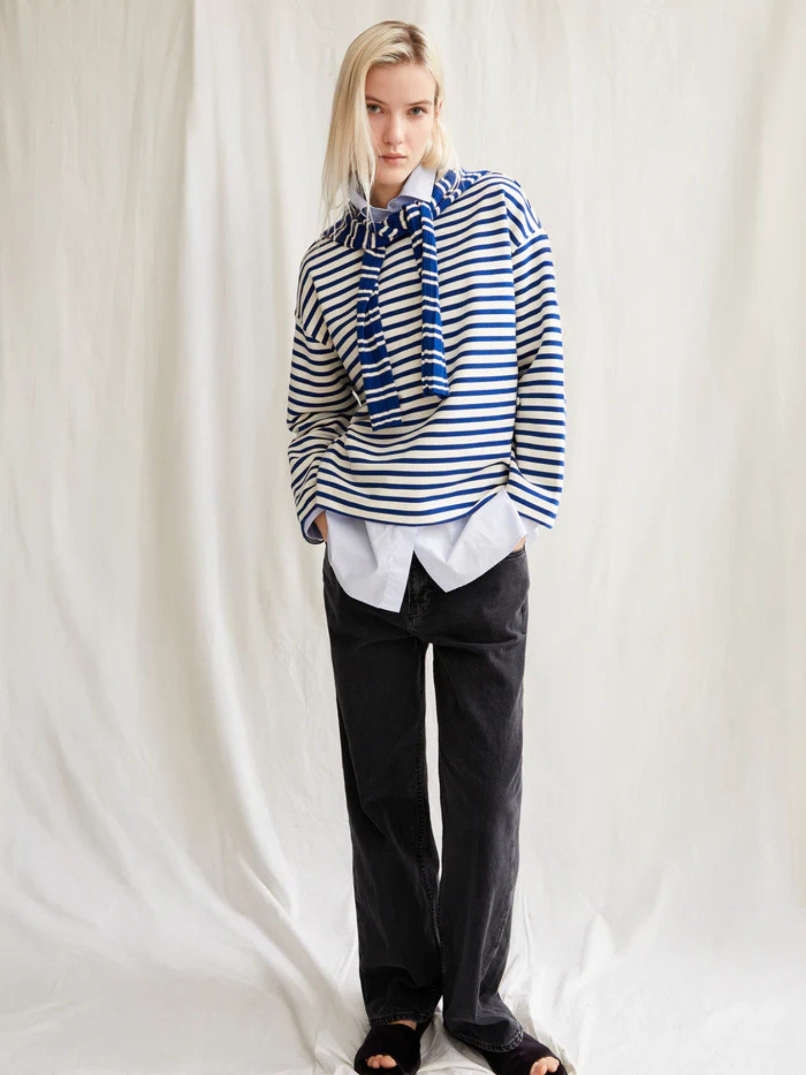 Frankaa Maarlen Stripe Sweat