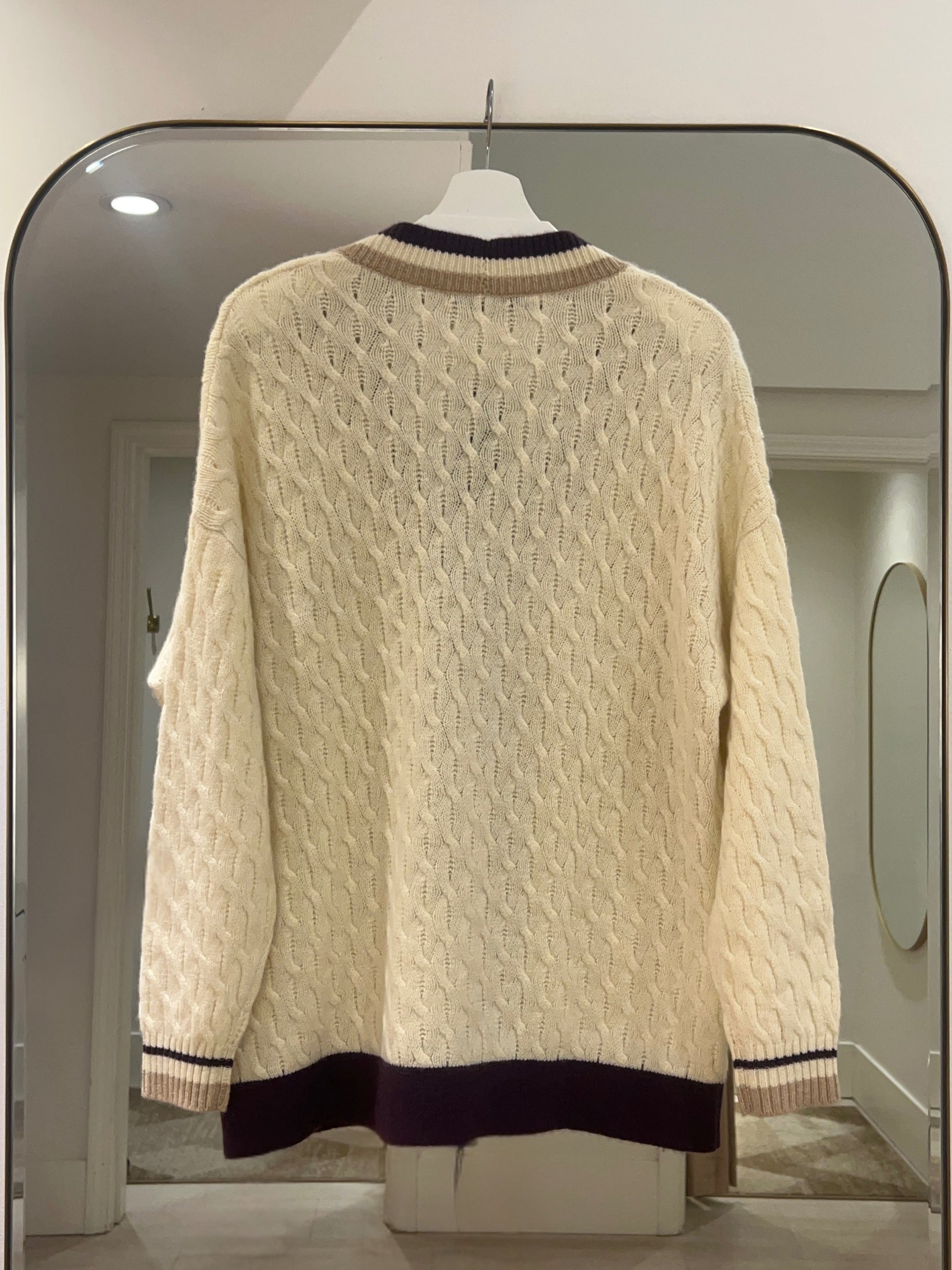 Cashmere Cable Knit Cardigan