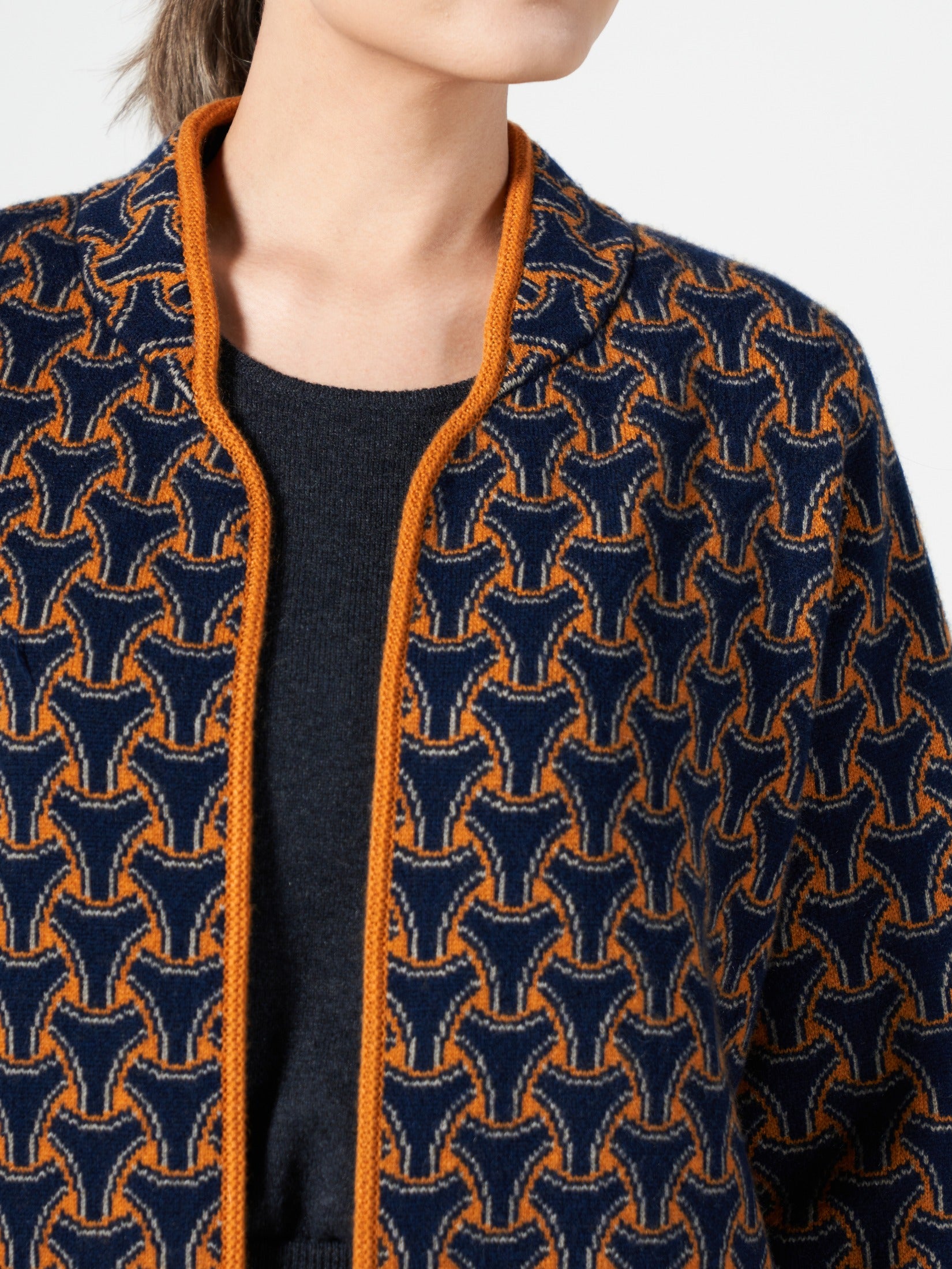 Open-Front Cashmere Jacket