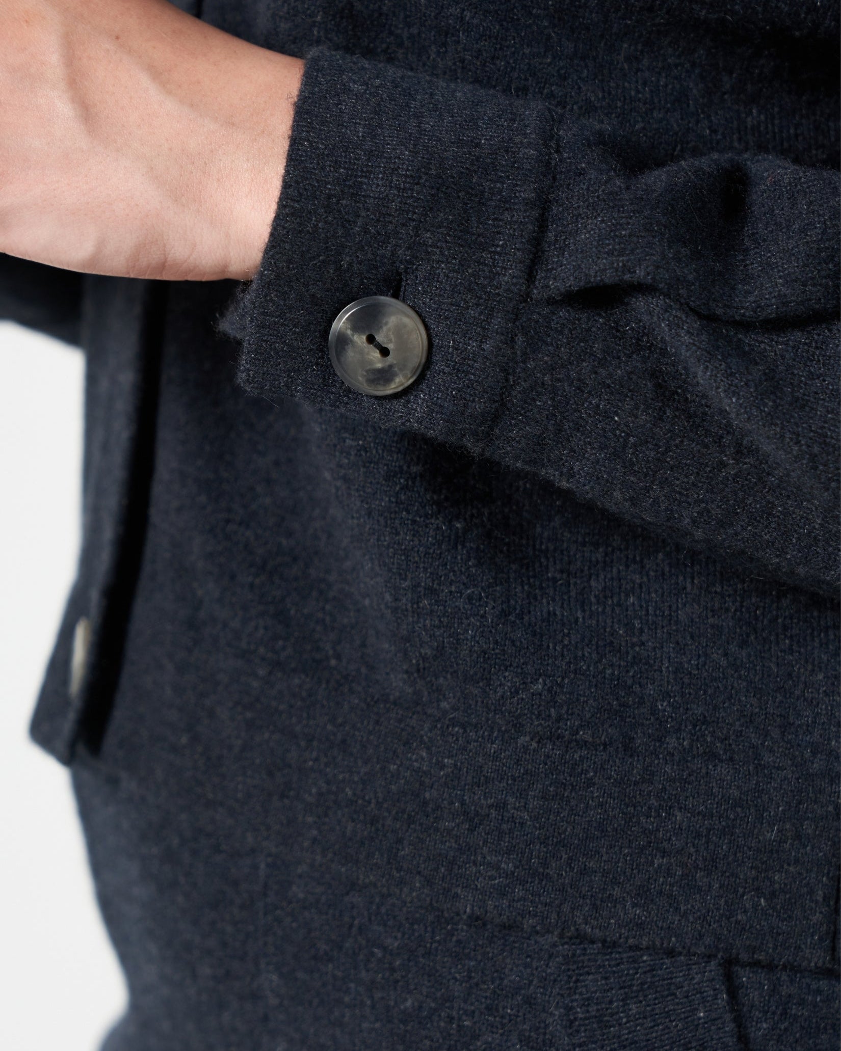 Cashmere Polo Cardigan