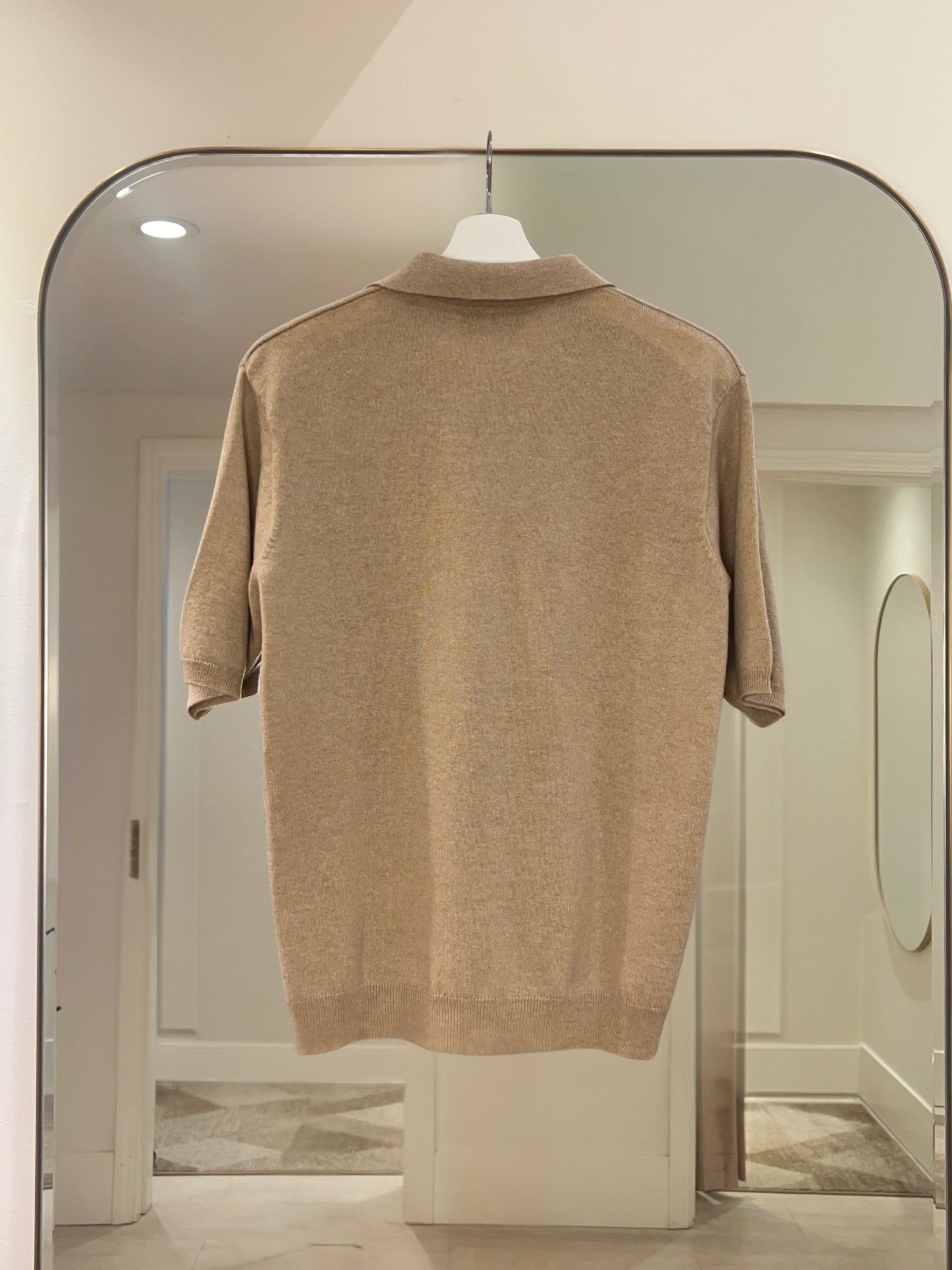 Cashmere Short Sleeve Polo