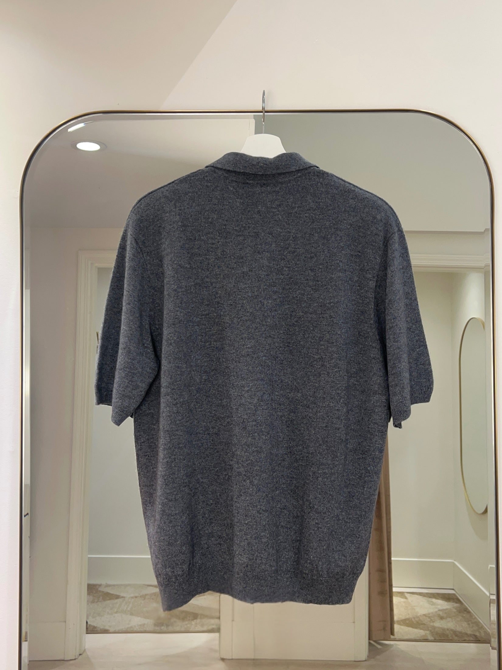 Cashmere Short Sleeve Polo