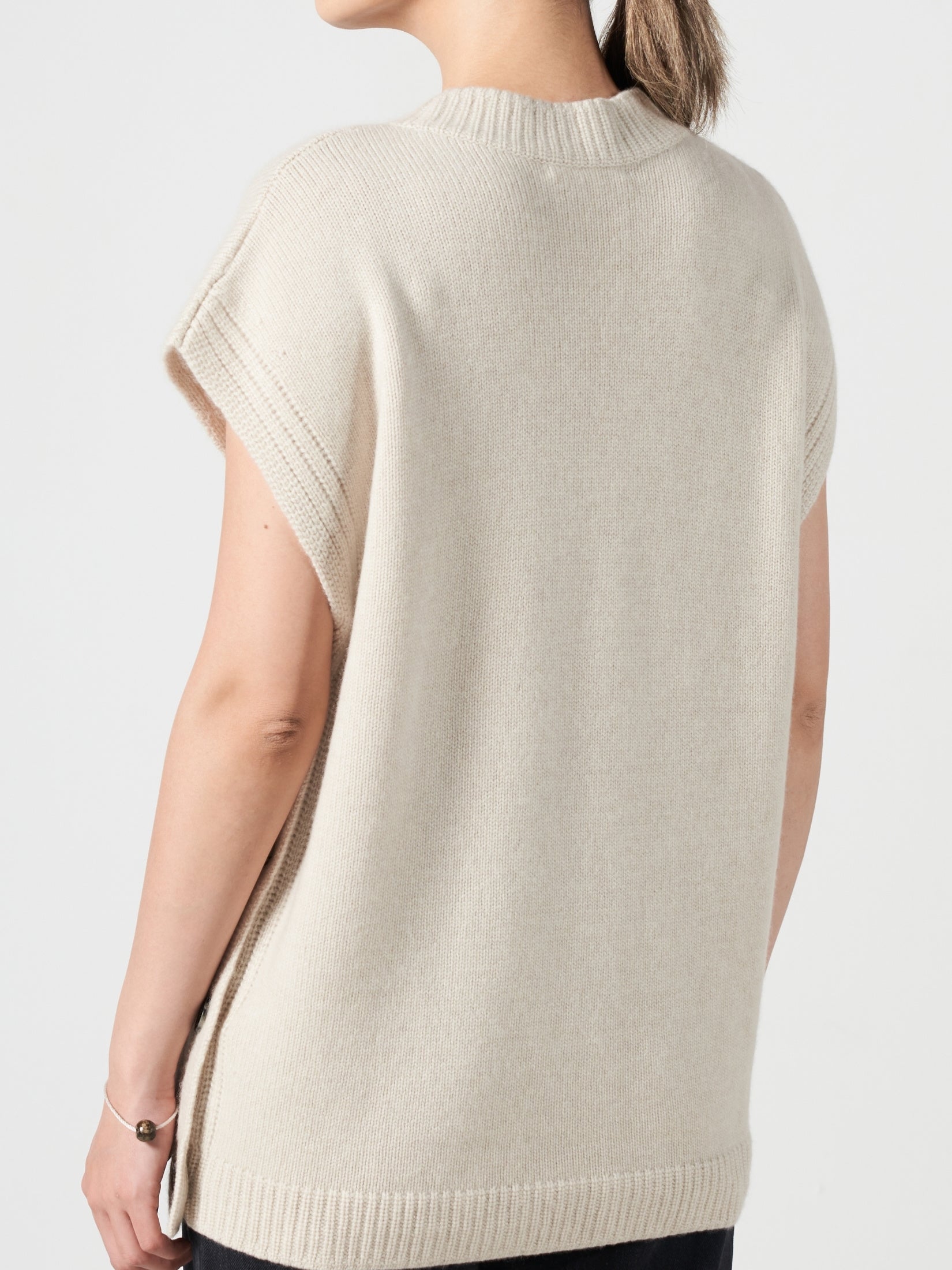 Cashmere Poncho Vest