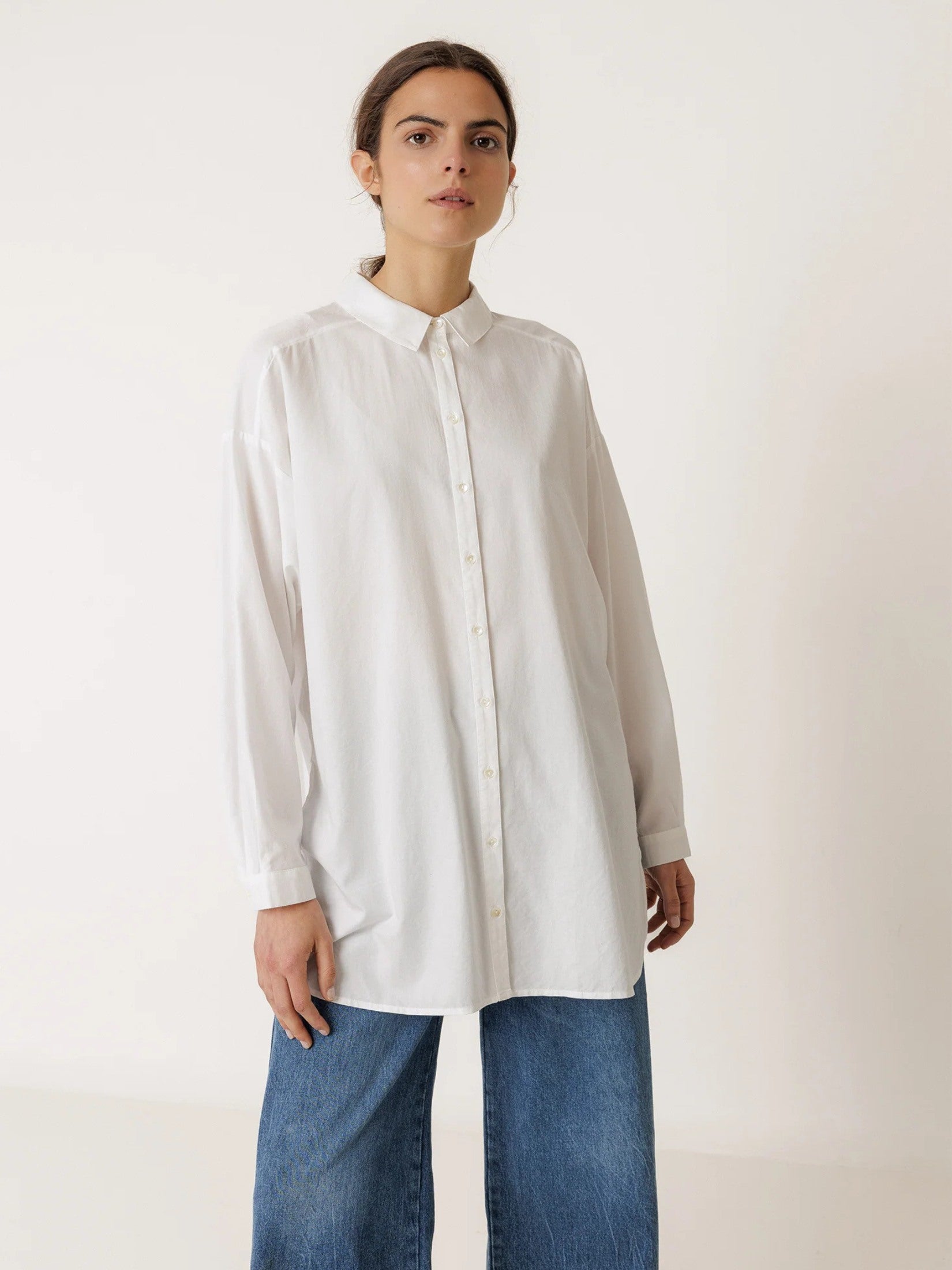 Long Poplin Shirt