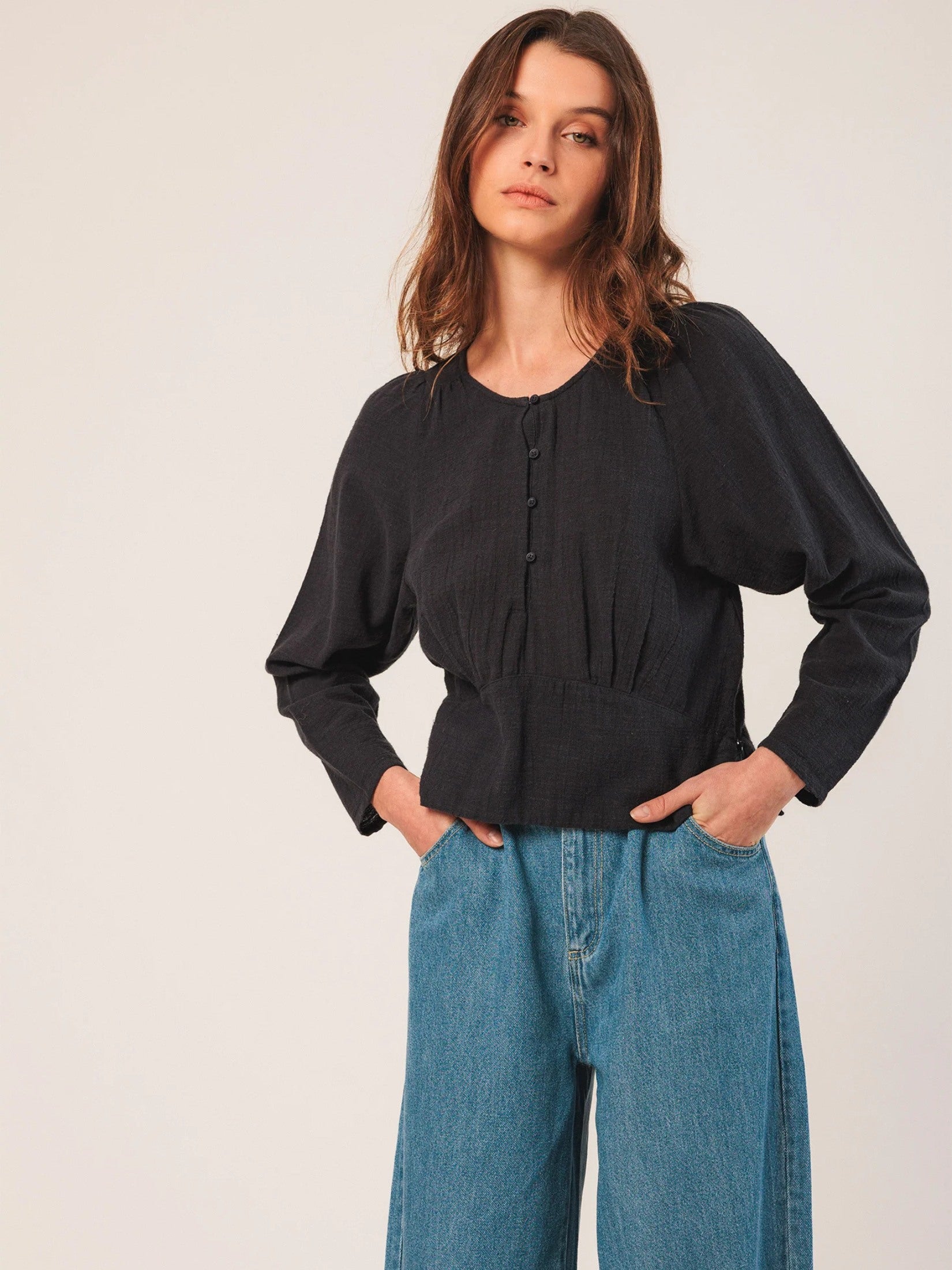 Crepe Cotton Blouse