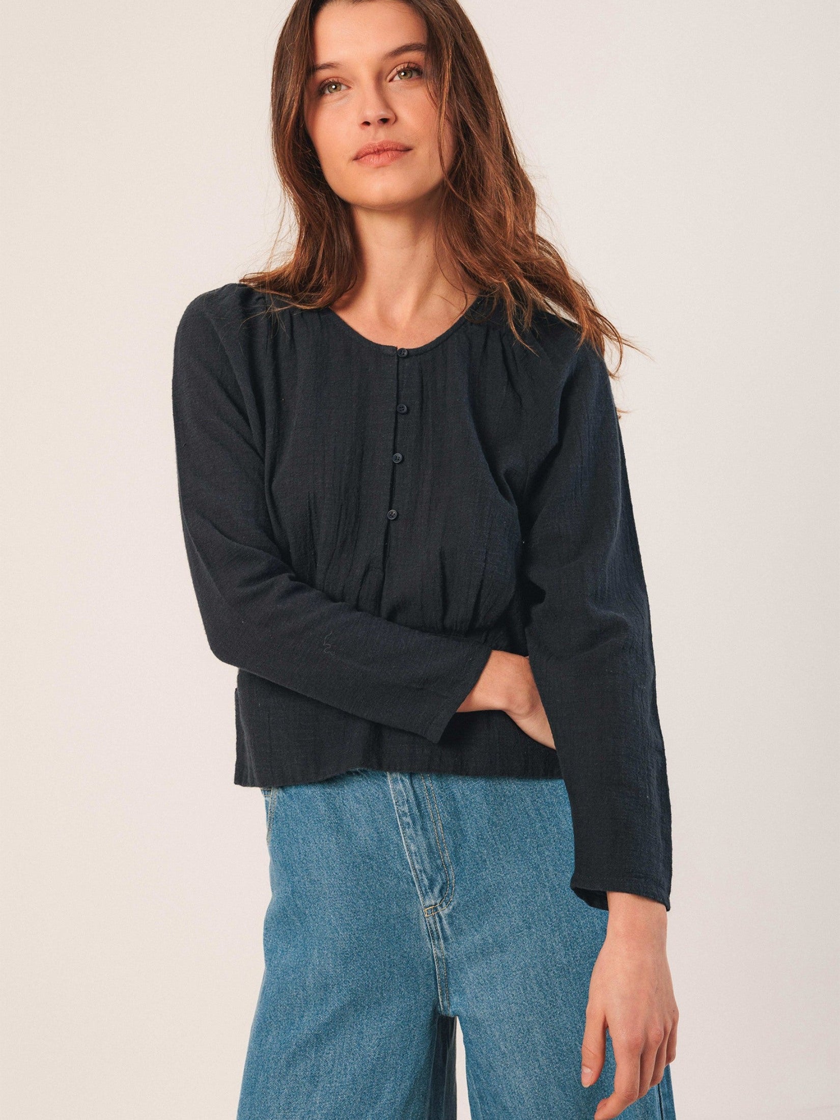 Crepe Cotton Blouse