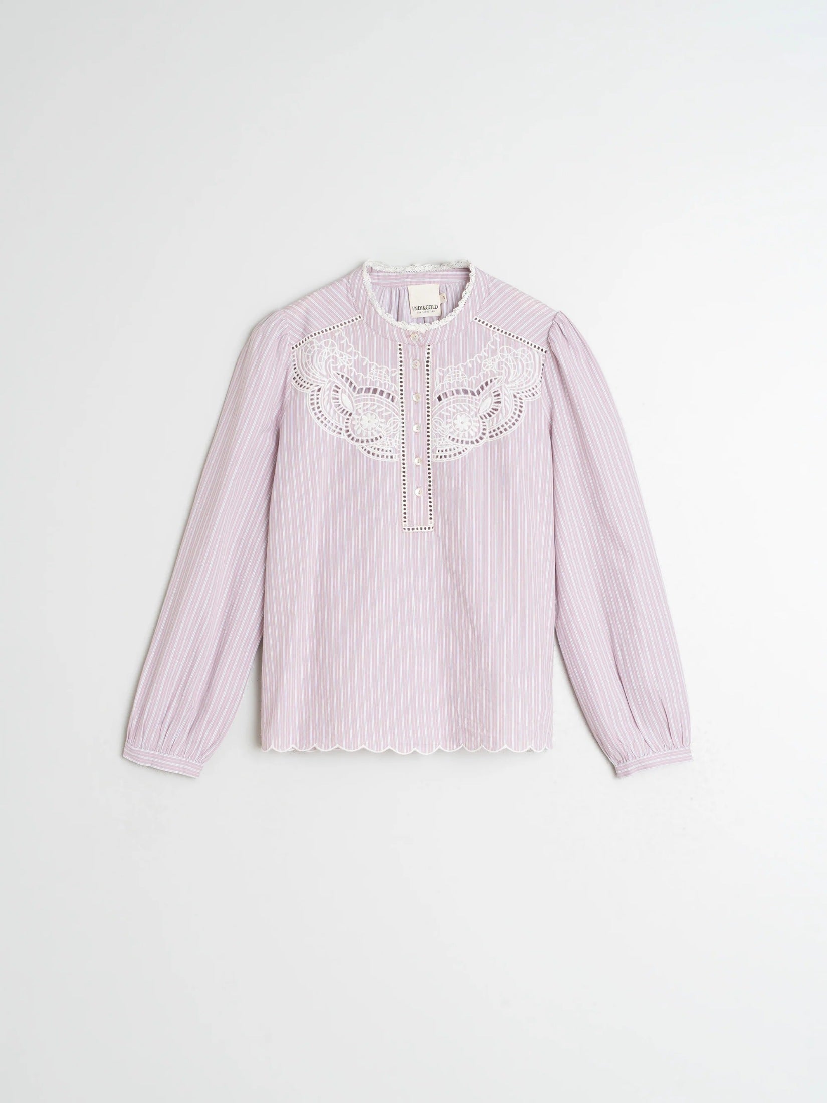 Embroidered Poplin Blouse