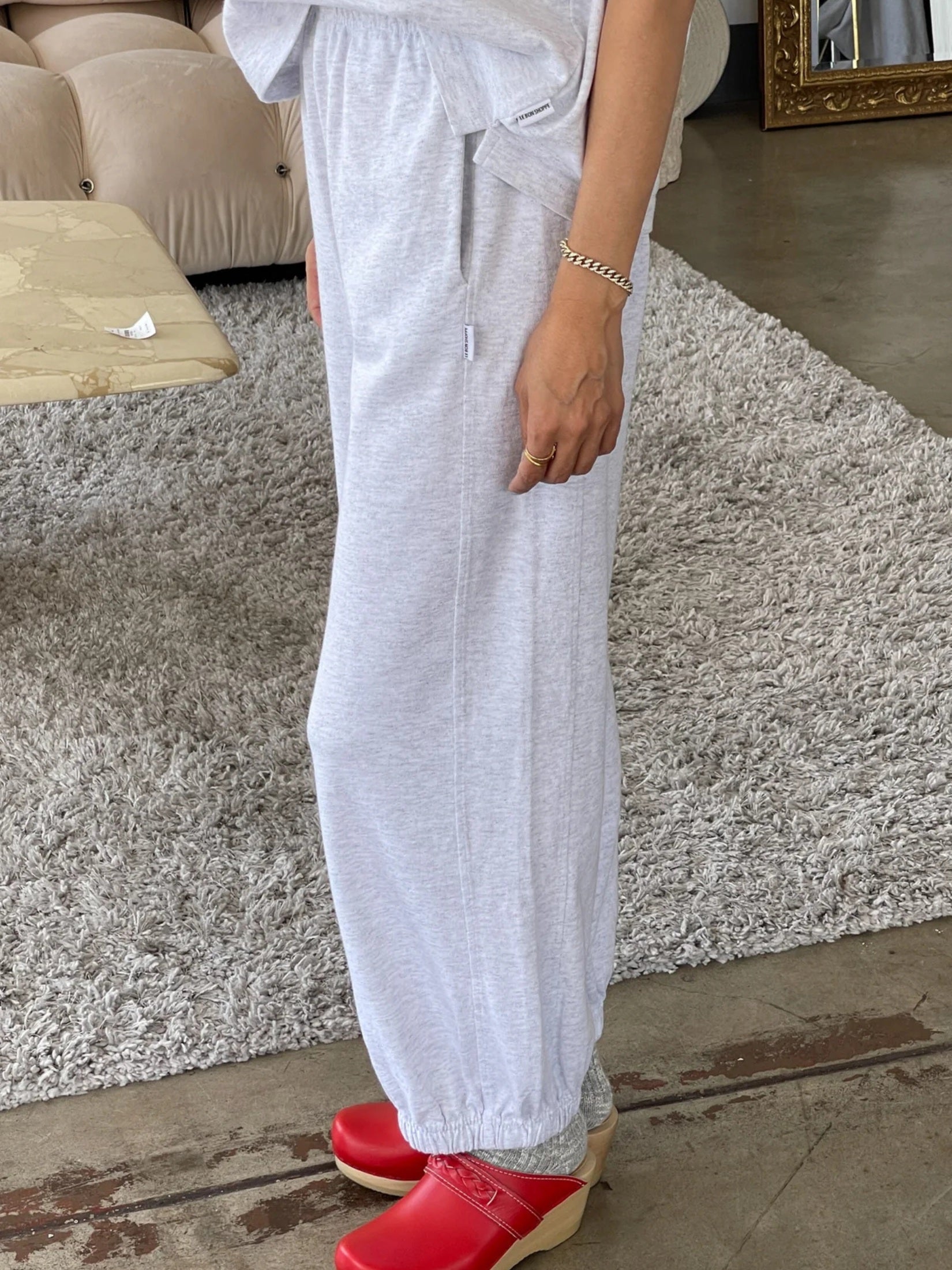 Cotton Balloon Jogger Pants