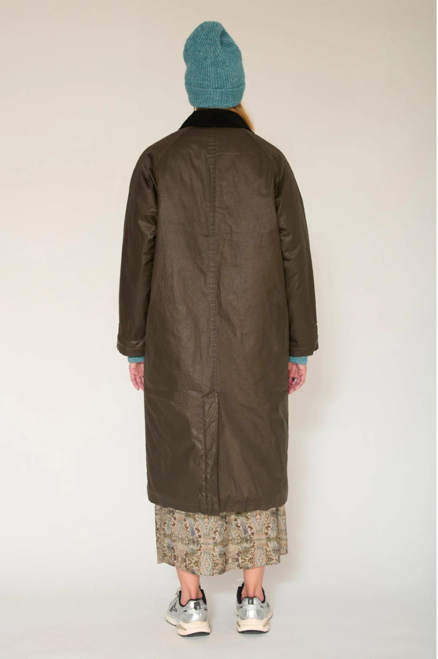 Waxed Long Coat -Magnus