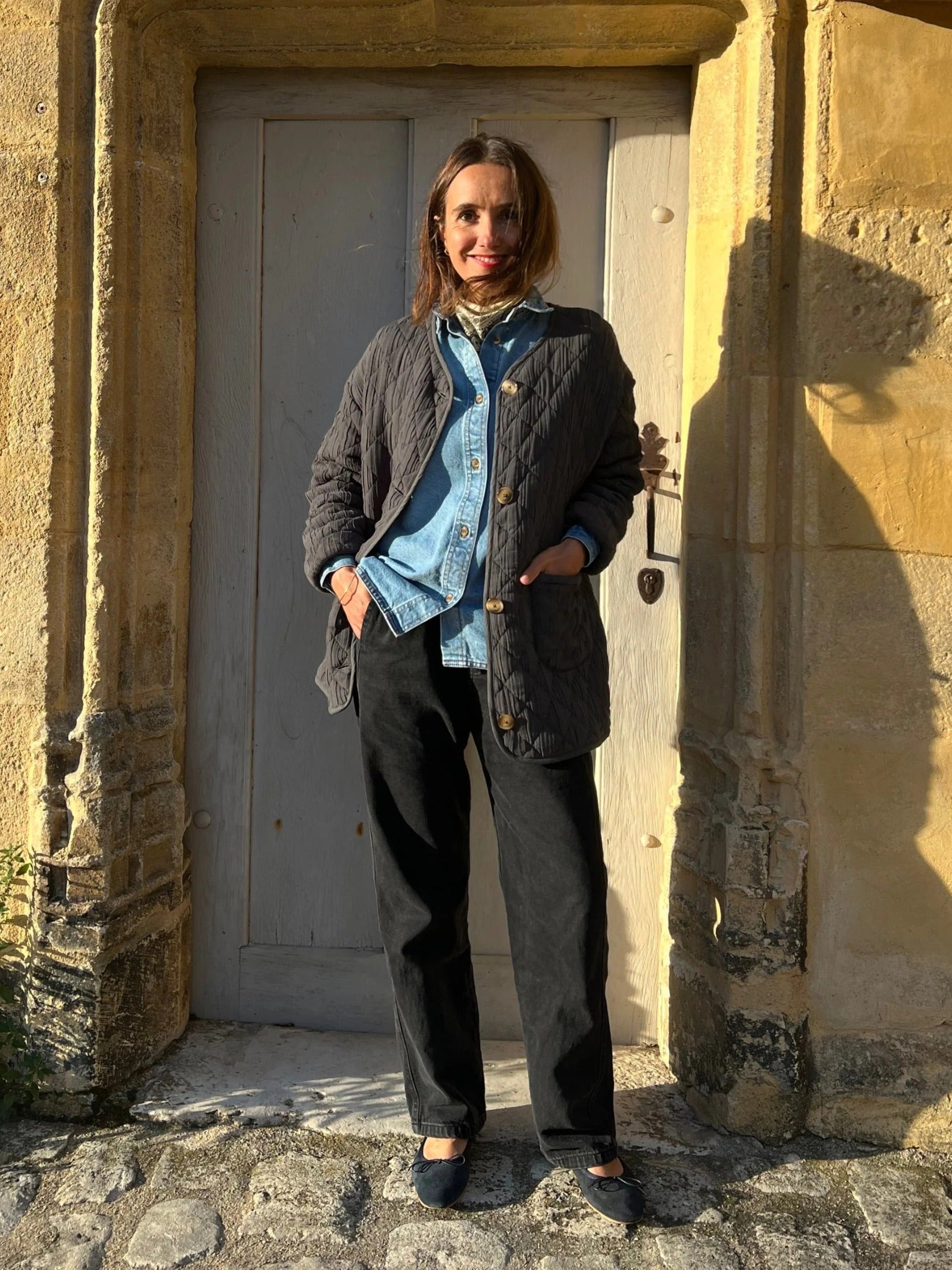 Millet Cotton Quilted Jacket