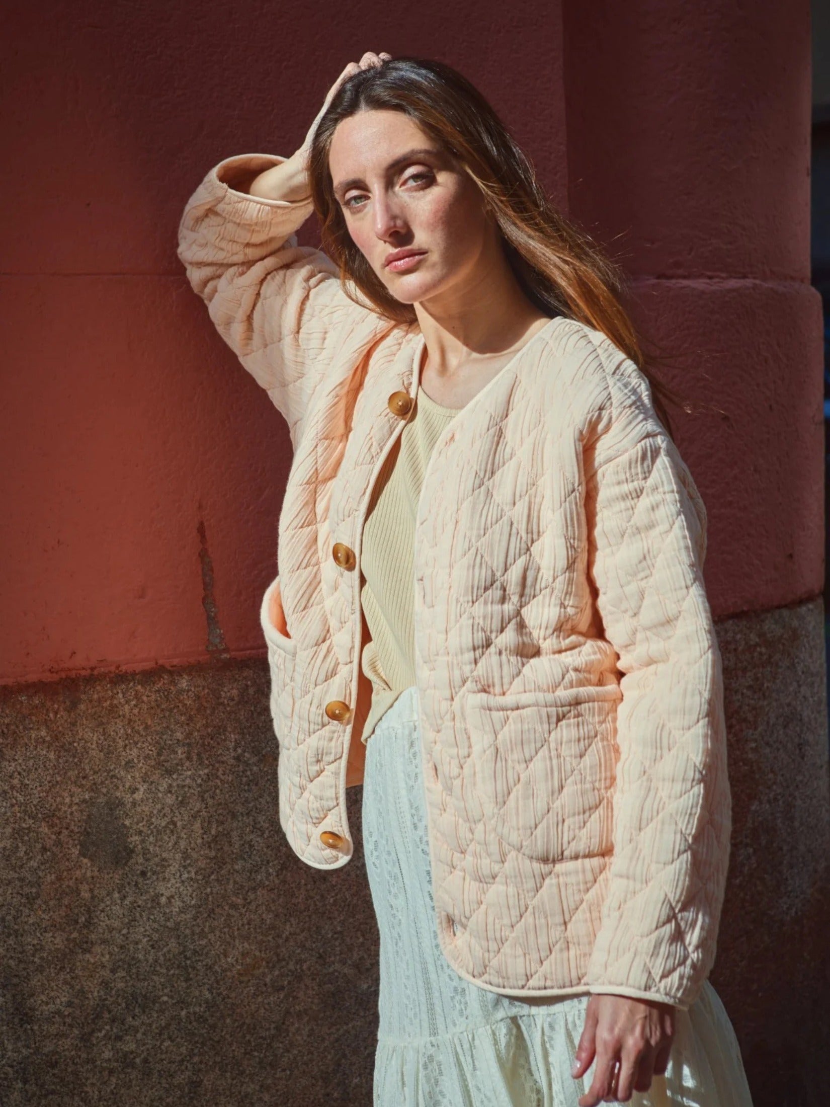 Millet Cotton Quilted Jacket