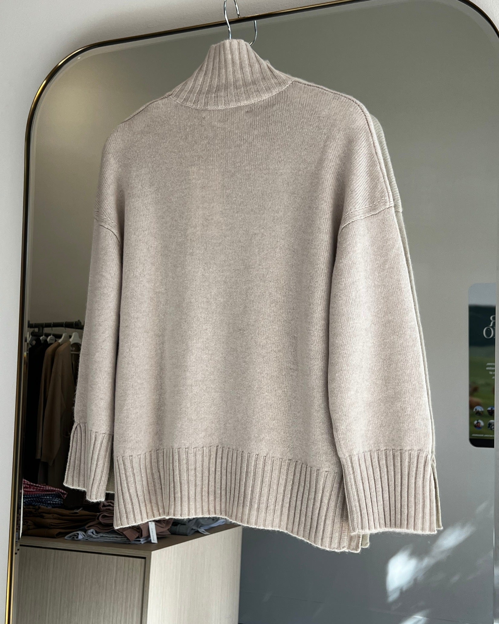 Cashmere Mock neck Sweater